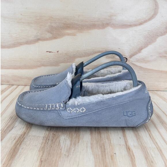 UGG - Ansley Slip-On - Slippers Moccasin - Gray - Women's - 8 - S/N 1106878 - Picture 3 of 9